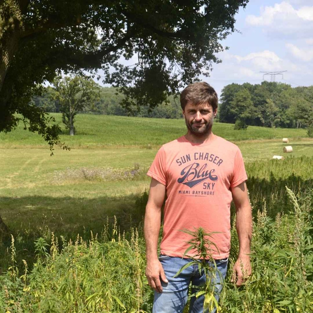 Arnaud, producteur de chanvre Mira