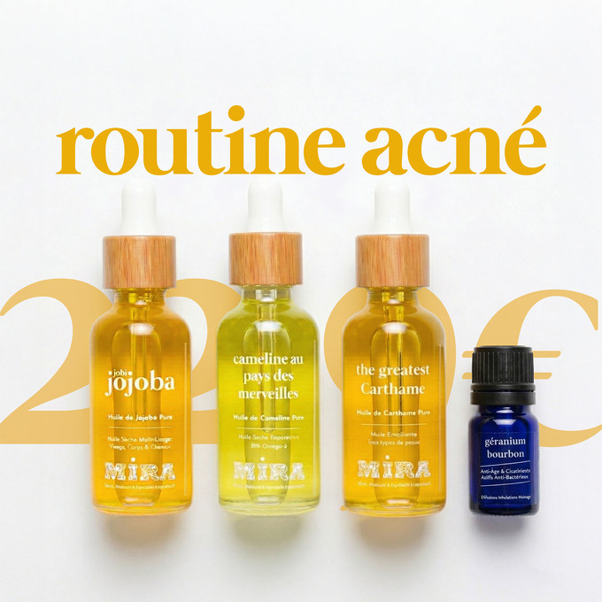 Routine peaux acneiques