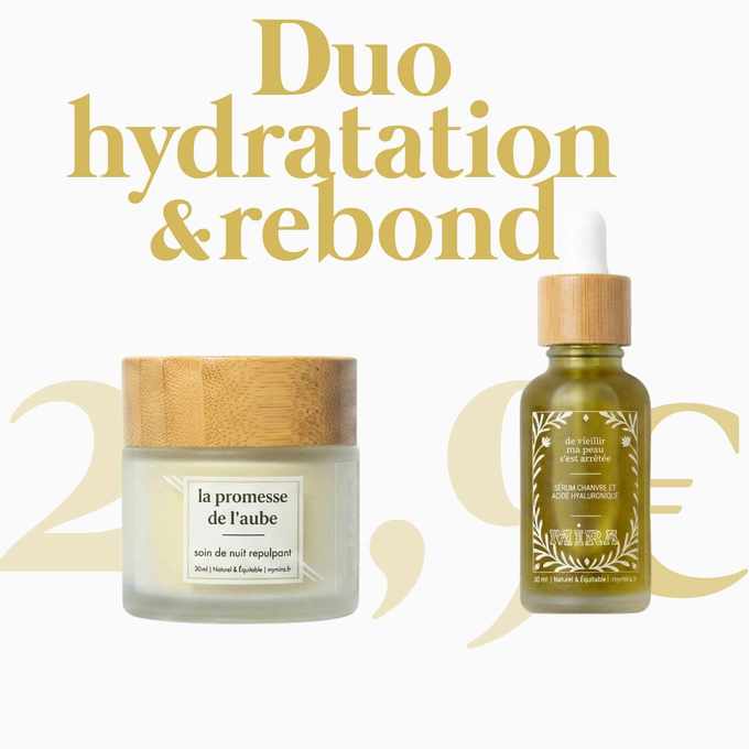Duo hydratation et rebond
