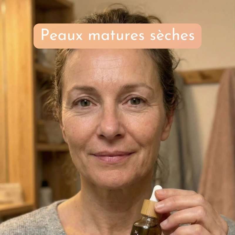 Peaux matures sèches