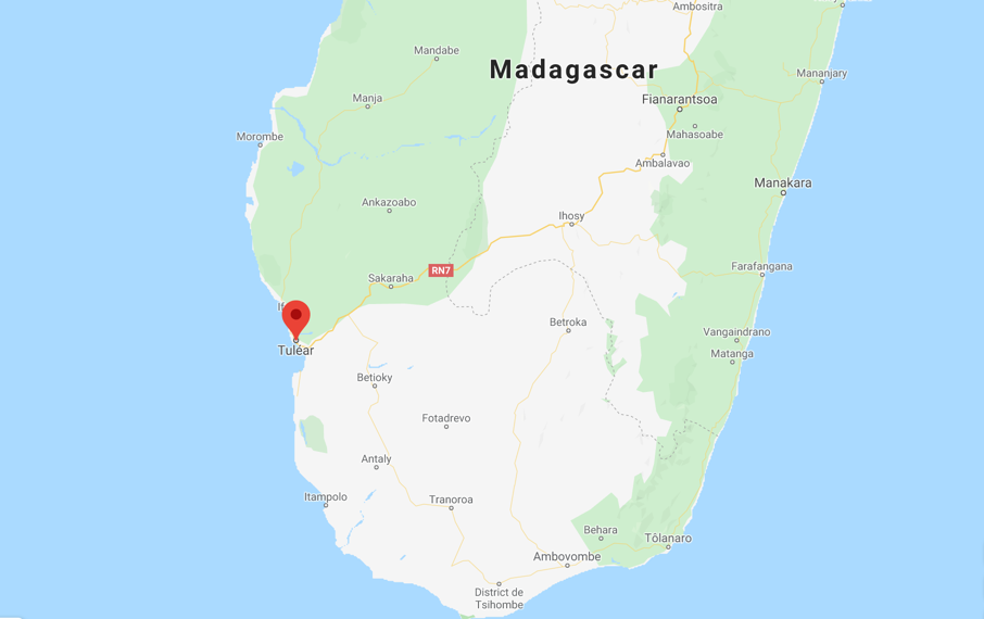 Carte Madagascar, Tuléar